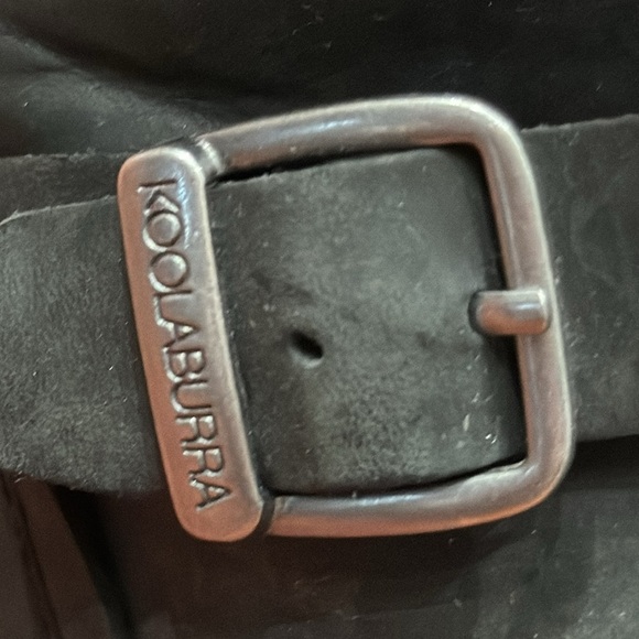 Koolaburra by Ugg Black Leather Sheerskin Winter Boots size 8 - Picture 3 of 11